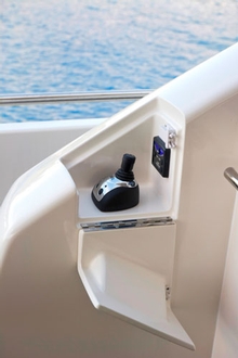 IPS docking stations with joystick makes docking in close quarters a breeze
