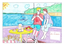 The winner last issue’s colouring competition, Matthew Moore from Newport, New South Wales.