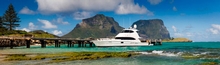 Investigator IV takes on fuel at Lord Howe Island before her return journey to the Gold Coast