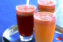 Breakfast slushies, photo by Steve Brown