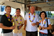 Derek Harris, Greg Hansford, Geoff Simmons & Leone Harris