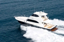 Performance - the 61 is powered by twin 1015hp turbo diesels and will cruise effortlessly at 23 knots