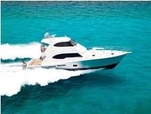 On top of the world in the expansive enclosed flybridge