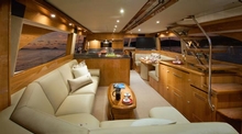 Saloon - The open plan, single level saloon features a large L-shaped lounge