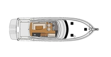 53 Enclosed Flybridge - Forward Helm Option