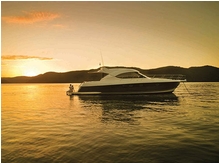 Impeccable design creates a relaxed and luxurious ambience on board the 5000 Sport Yacht