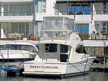'Sweet Caroline' at anchor Granger Bay, Cape Town