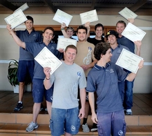 Riviera's graduating apprentices celebrate