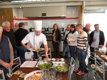 The Sandringham Yacht Club's chef taught Riv owners how to cook Snapper using a restaurant recipe