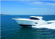 Riviera's eye catching 4400 Sport Yacht will feature at the Fort Lauderdale Boat Show in Florida