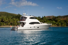 The magnificent Riviera 70 Enclosed Flybridge.