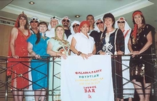 Riviera Syndication enjoyed the  themed Nile Cruise in Egypt  'murder on the Nile' Galabia Party