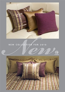 Extensive use of fine piping brings all the colour tones together. Pictured is the Amethyst range