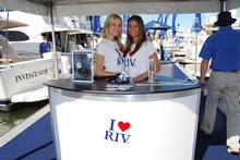 The I Love Riv team at Riviera's stand