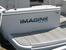 They named their boat Imagine after their last boat was destroyed in a fire