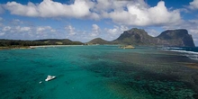 The journey to Lord Howe Island was picturesque