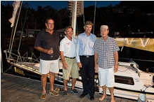 Riviera owner Peter Teakle donated the Sydney 32 Hamilton Mentor to encourage youth to take up sailing