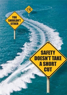 Safety Slogan poster by Rob Vidovic