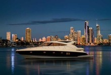 The striking European design makes the 5800 Sport Yacht a popular choice