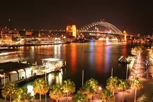 Sydney Harbour by night