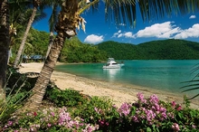 A tropical paradise awaits the 38 Open Flybridge