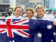 Nicky celebrates another victory in England