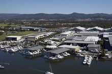 Riviera's manufacturing facility and marina is located on the Coomera River