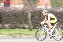 The bike ride is Adam's strongest leg