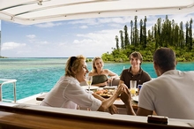 The cockpit is ideal for alfresco dining