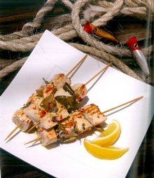 Fish Kebabs, one of Rachel McGlashan 'the Fishwife' original recipes