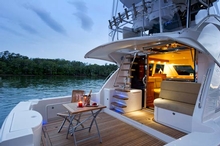 The 43 Open Flybridge exudes luxury
