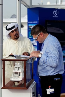 There was a lot of interest in the 43 Open Flybridge at the Dubai Boat Show