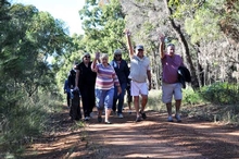 It was a picturesque bush walk to the leper colony