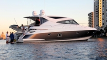 Owner training on board Riviera 5800 Sport Yacht Bellini