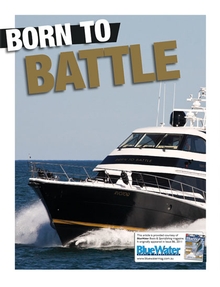 Peter Teakle's Riviera 70 Enclosed Flybridge featured in Issue 86 Blue Water magazine