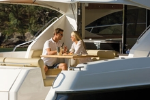 All the comforts of a five star resort can be found on board the 5000 Sport Yacht