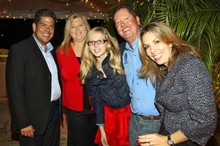 Frank De Varona, Mrs Shoopman, Amanda Shoopman, Captain Harris Shoopman and Betty De Varona