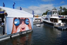 Riviera display at the Sanctuary Cove Boat Show