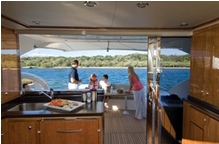 The 5800 Sport Yacht in Melbourne will be berthed at New Quay Marina, Docklands