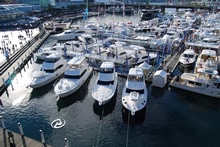 The Riviera display at the Sydney International Boat Show