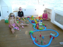 Play time, there is never a dull moment when cruising to Rottnest Island 