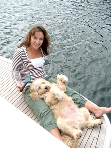 Rebecca Nelson and Oscar