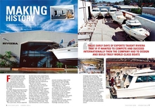 Making History is one of Riviera's stories featured in Issue 416 of Trade-a-Boat magazine