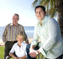 Riviera Brisbane dealer principals Ben, Julie and Rod Crawley invite all Riviera owners to joy their annual 'Circle Whitsundays Experience 2011'