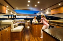 The 5800 Sport Yacht's single level living appealed to Terry and Sylvia