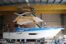 Fitting the flybridge on the new 53