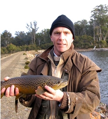 Keen angler, David Mayne enjoyed camping and fishing with his two sons