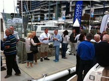 R Marine Jacksons was the only exhibitor to host a function for 65 Riviera enthusiasts