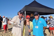 Riviera owners catch up with old friends at the beach party