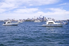 Rivieras anchor at Athol Bay